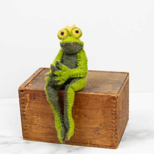 Felt Frog  Prince