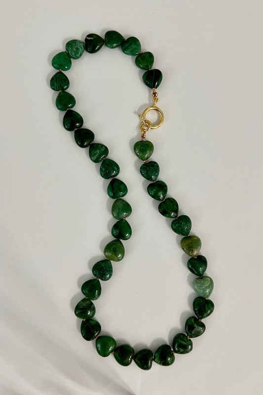 Anabel African Jade 18" Necklace