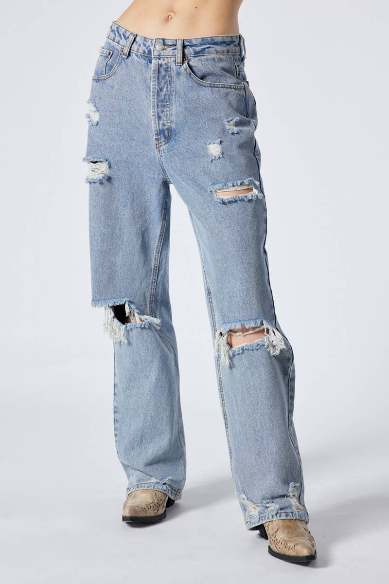 STRAIGHT LEG Denim JEANS