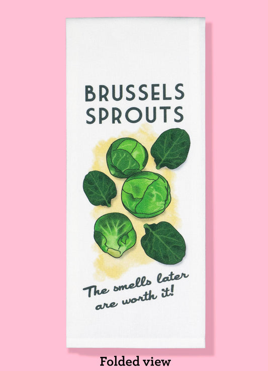 Brussels Sprouts dishtowel