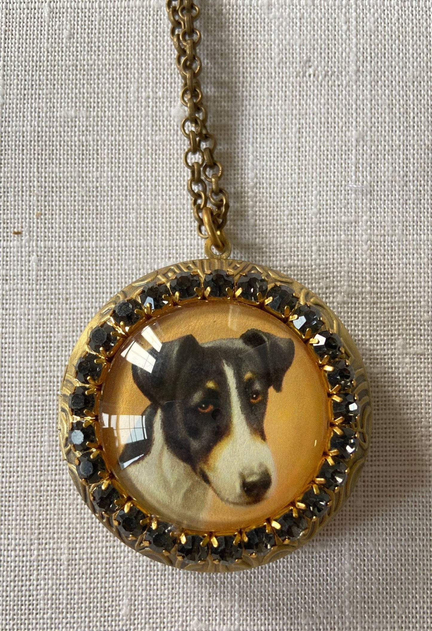 Romeo the Terrier Locket Necklace