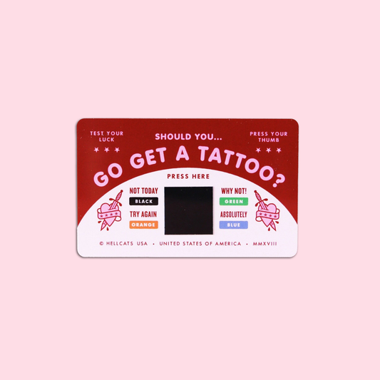 Tattoo Mood Card