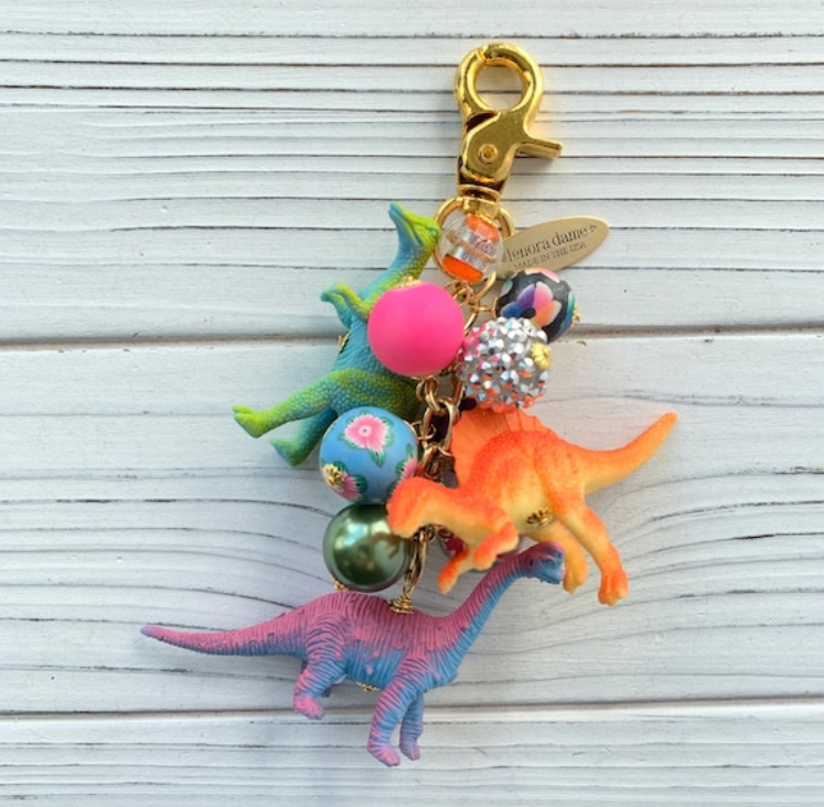 Favorite Dinosaur Bag Charm & Keychain