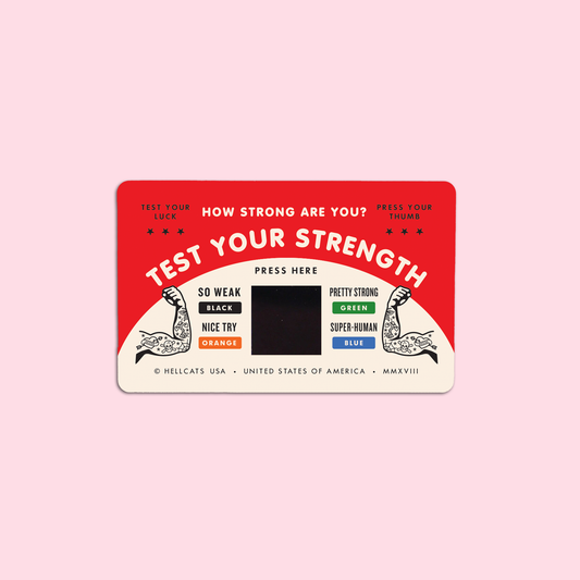 Strength Test Mood Card