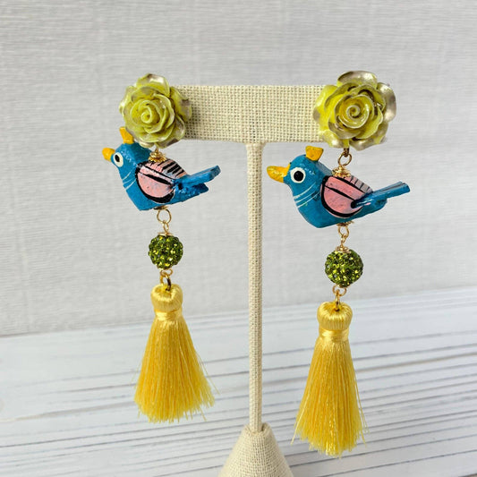 Tropical Bird Earrings