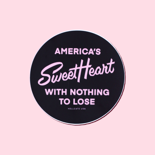 America's Sweetheart Sticker